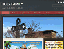 Tablet Screenshot of holyfamilyyakima.org
